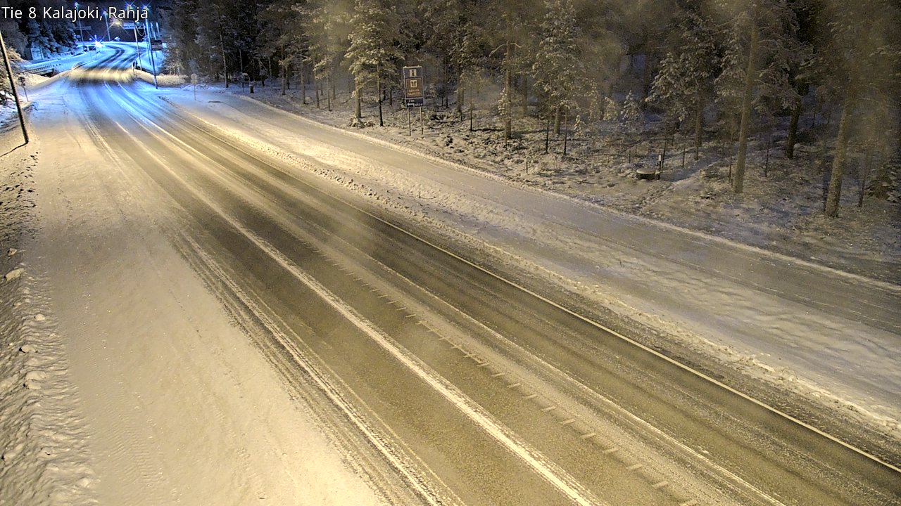 Weather Camera Image Väg 8 Kalajoki, Rahja, Kalajoki, Pohjois-Pohjanmaa