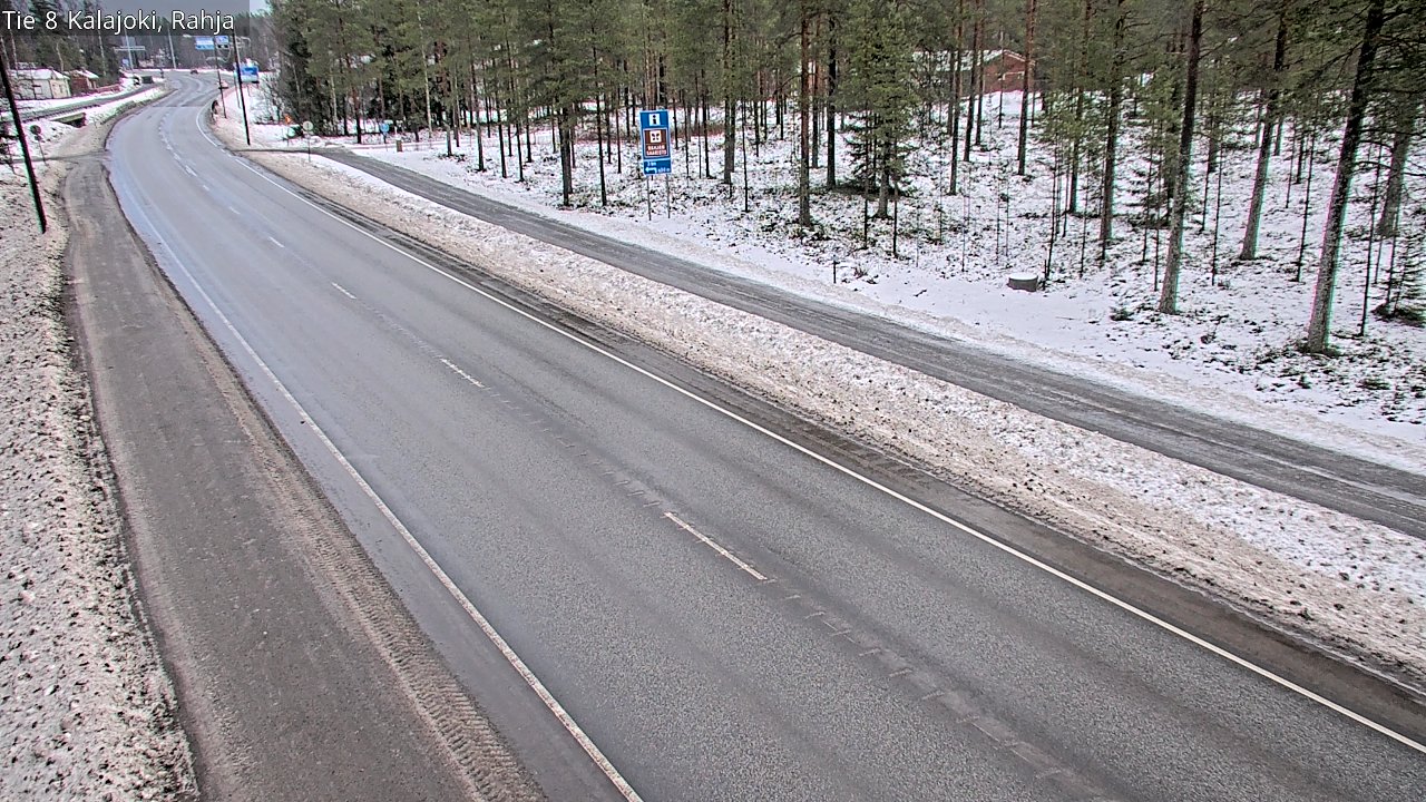 Weather Camera Image Road 8 Kalajoki, Rahja, Kalajoki, Pohjois-Pohjanmaa