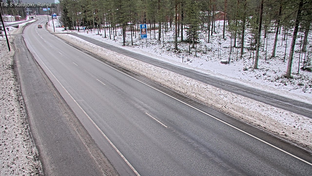 Weather Camera Image Väg 8 Kalajoki, Rahja, Kalajoki, Pohjois-Pohjanmaa