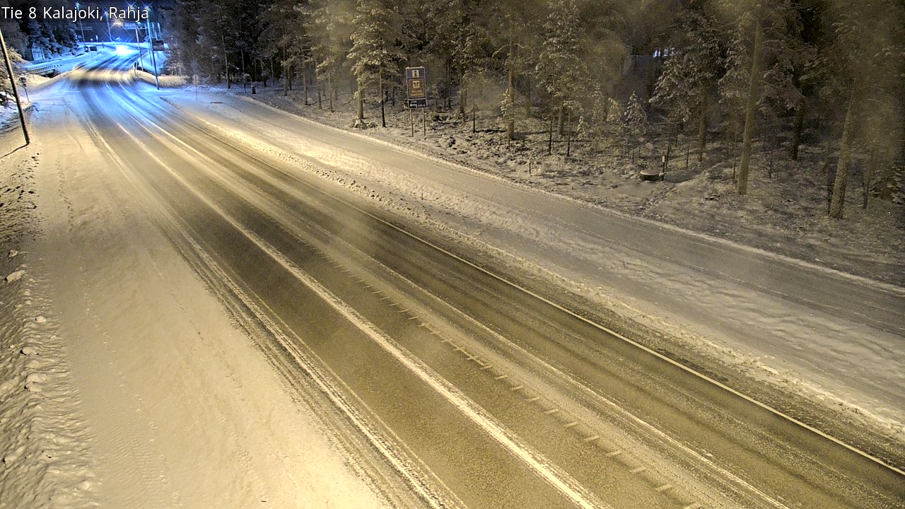 Weather Camera Image Väg 8 Kalajoki, Rahja, Kalajoki, Pohjois-Pohjanmaa