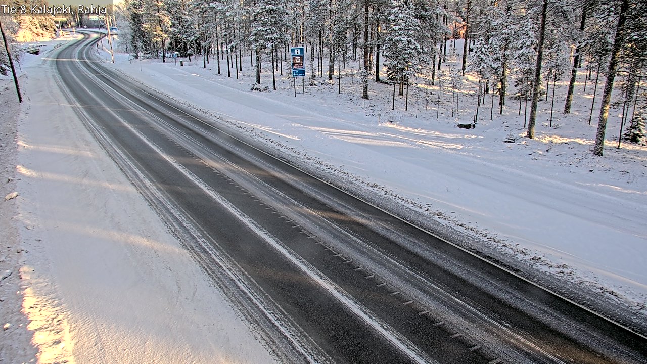 Weather Camera Image Väg 8 Kalajoki, Rahja, Kalajoki, Pohjois-Pohjanmaa