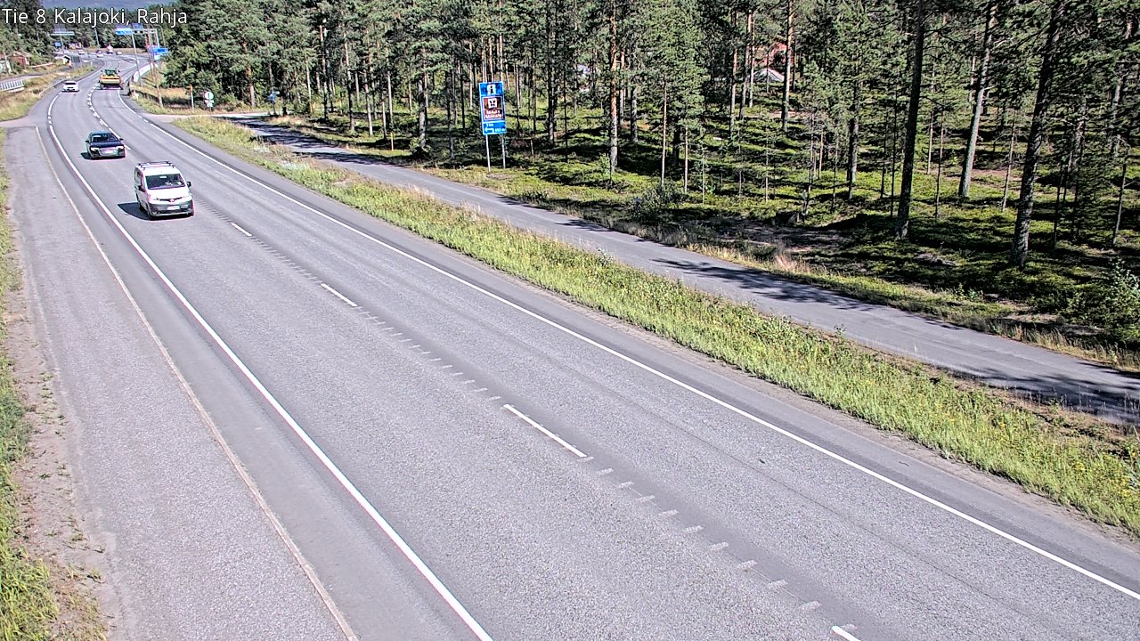 Kelikamerat Kuva Tie 8 Kalajoki, Rahja, Kalajoki, Pohjois-Pohjanmaa