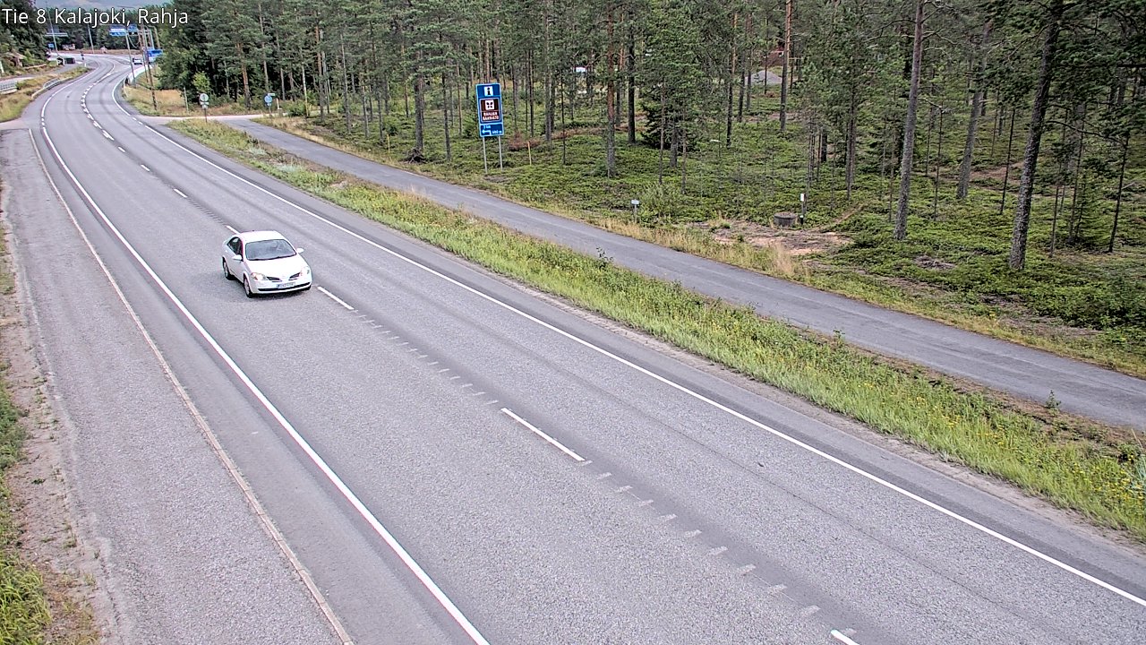 Weather Camera Image Road 8 Kalajoki, Rahja, Kalajoki, Pohjois-Pohjanmaa