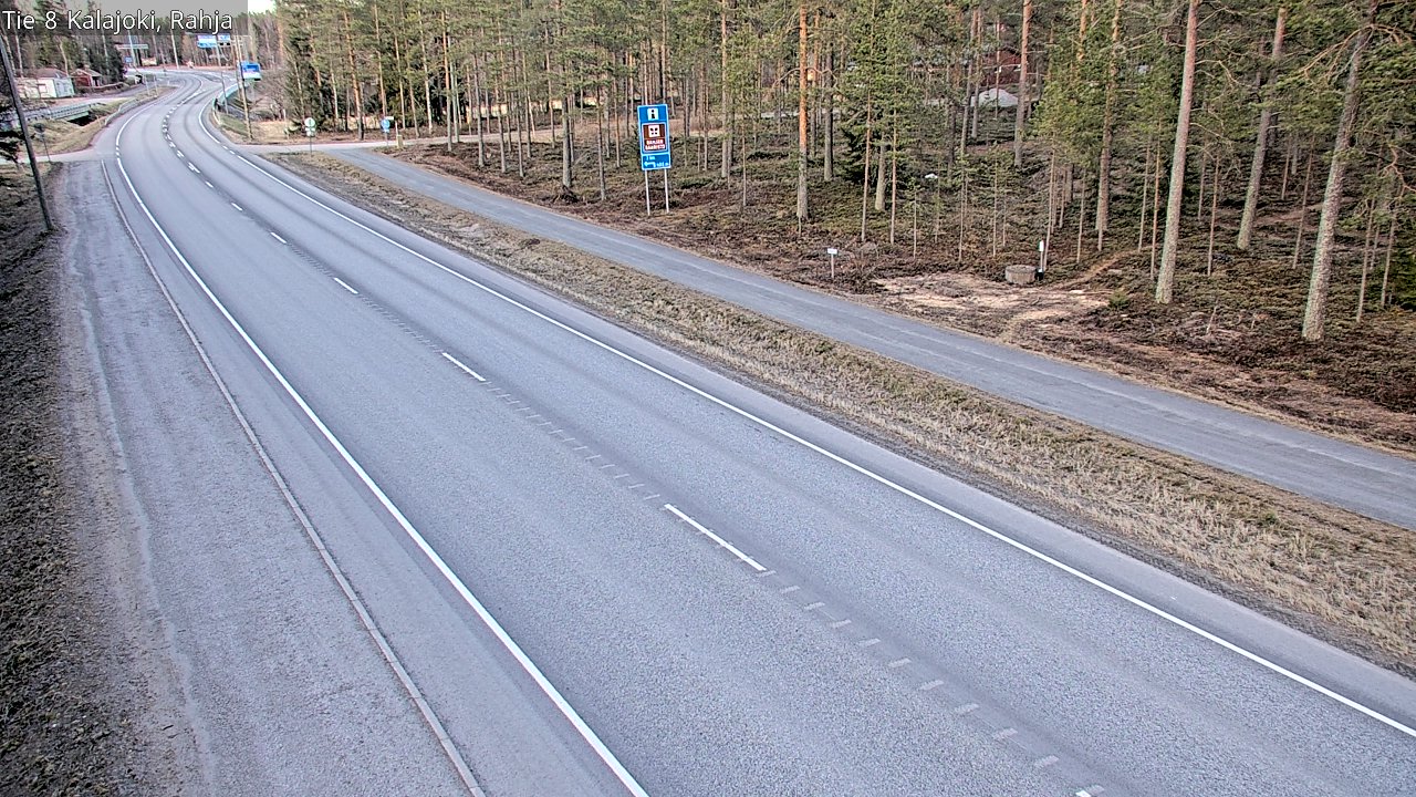 Kelikamerat Kuva Tie 8 Kalajoki, Rahja, Kalajoki, Pohjois-Pohjanmaa