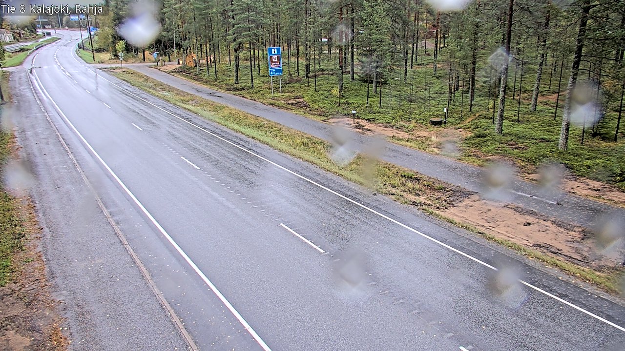 Weather Camera Image Road 8 Kalajoki, Rahja, Kalajoki, Pohjois-Pohjanmaa
