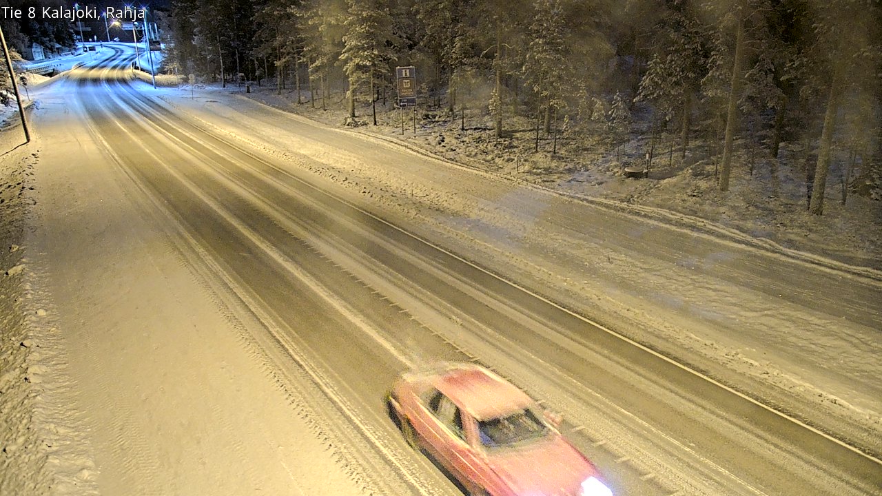Weather Camera Image Road 8 Kalajoki, Rahja, Kalajoki, Pohjois-Pohjanmaa