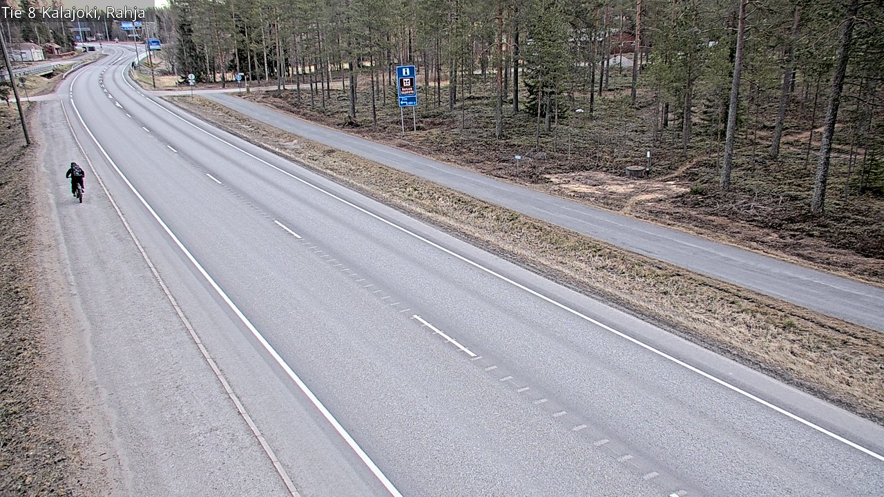 Weather Camera Image Road 8 Kalajoki, Rahja, Kalajoki, Pohjois-Pohjanmaa