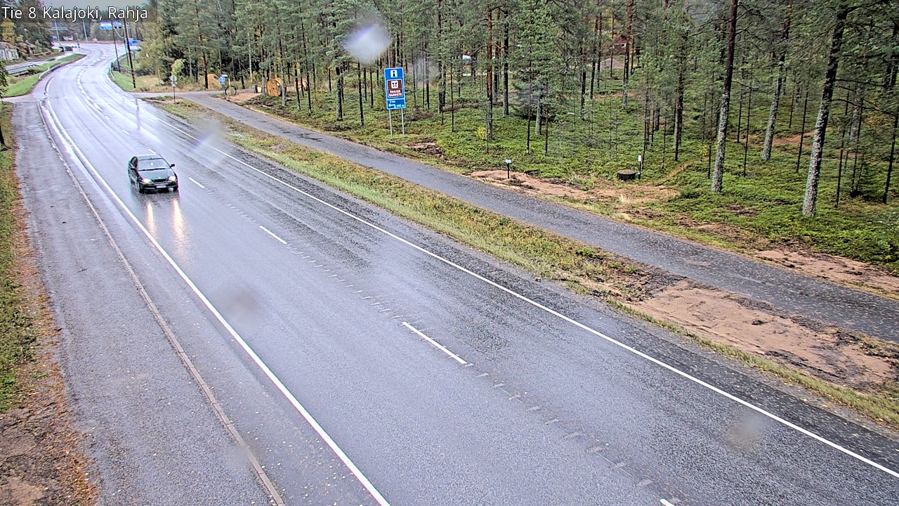 Weather Camera Image Road 8 Kalajoki, Rahja, Kalajoki, Pohjois-Pohjanmaa