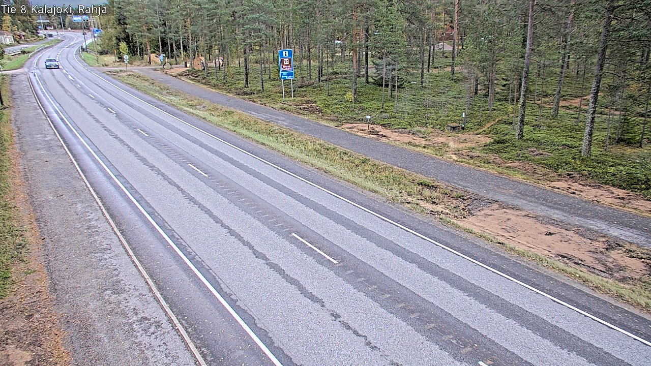 Weather Camera Image Road 8 Kalajoki, Rahja, Kalajoki, Pohjois-Pohjanmaa