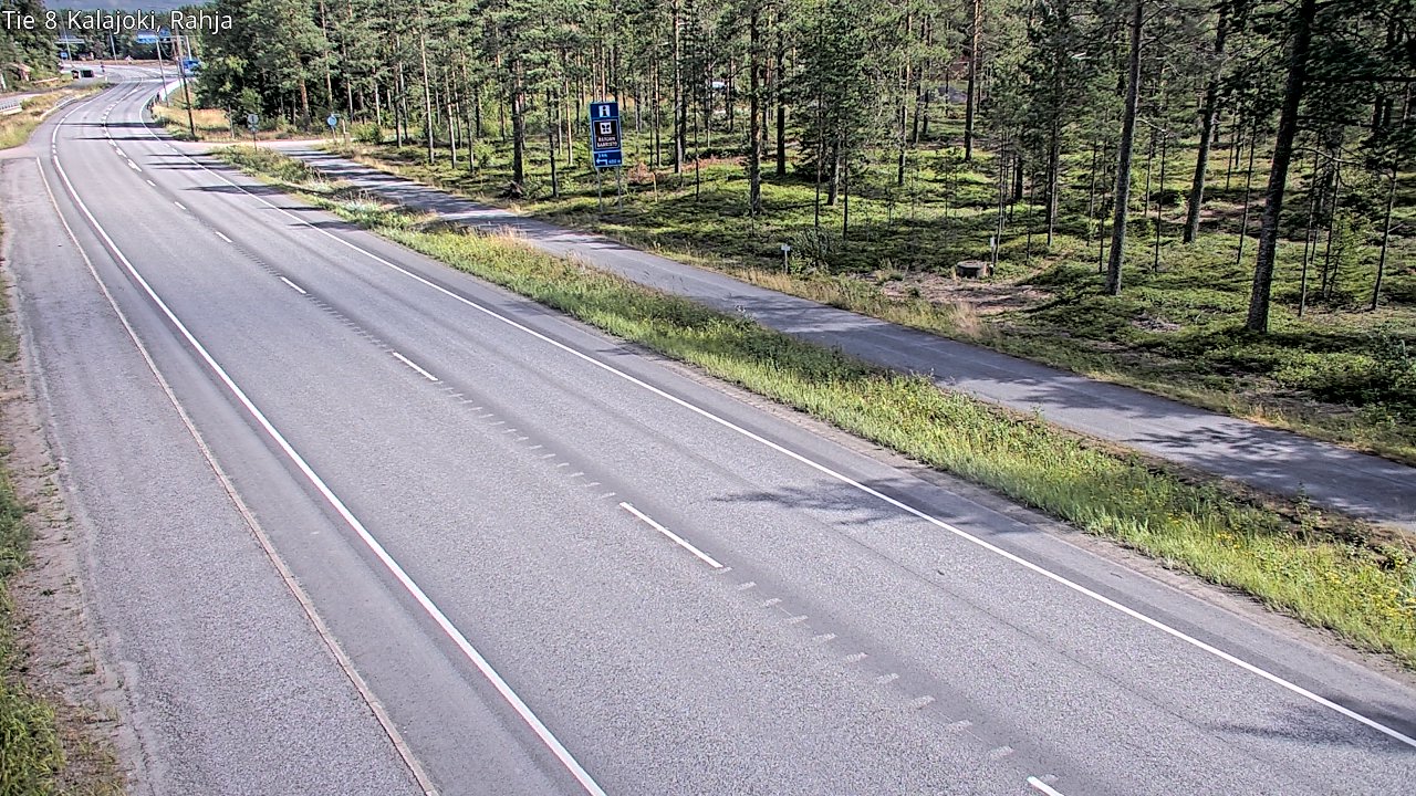 Kelikamerat Kuva Tie 8 Kalajoki, Rahja, Kalajoki, Pohjois-Pohjanmaa