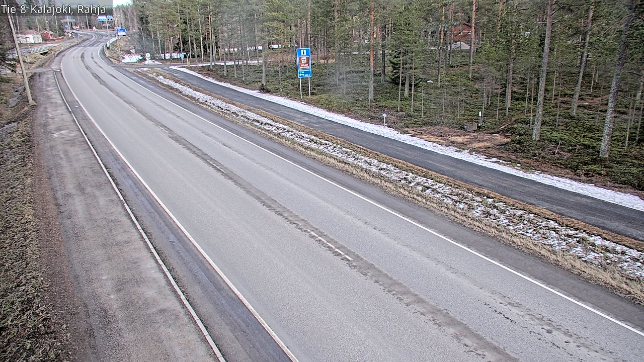 Kelikamerat Kuva Tie 8 Kalajoki, Rahja, Kalajoki, Pohjois-Pohjanmaa