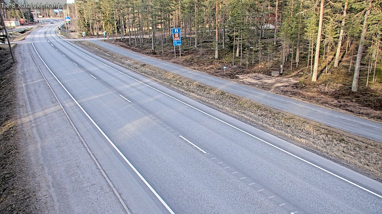 Kelikamerat Kuva Tie 8 Kalajoki, Rahja, Kalajoki, Pohjois-Pohjanmaa
