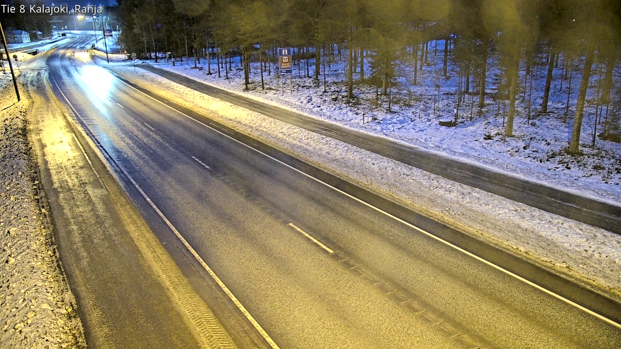 Weather Camera Image Väg 8 Kalajoki, Rahja, Kalajoki, Pohjois-Pohjanmaa