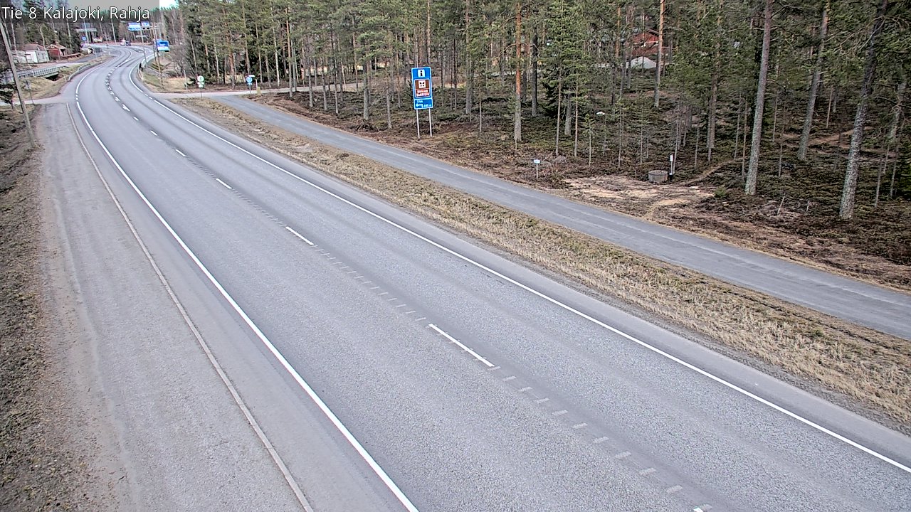 Kelikamerat Kuva Tie 8 Kalajoki, Rahja, Kalajoki, Pohjois-Pohjanmaa
