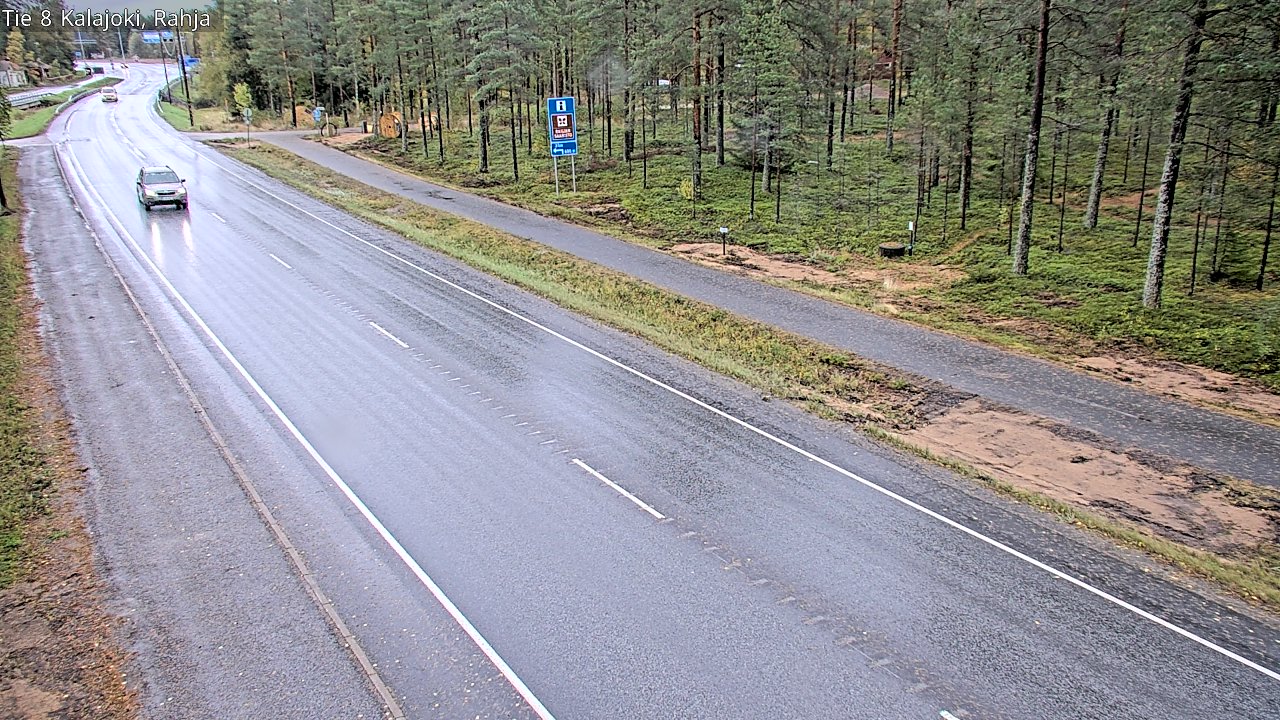 Weather Camera Image Road 8 Kalajoki, Rahja, Kalajoki, Pohjois-Pohjanmaa