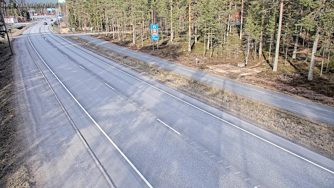 Kelikamerat Kuva Tie 8 Kalajoki, Rahja, Kalajoki, Pohjois-Pohjanmaa