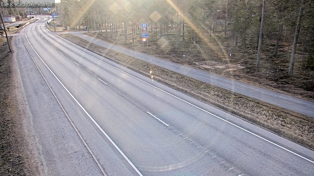 Kelikamerat Kuva Tie 8 Kalajoki, Rahja, Kalajoki, Pohjois-Pohjanmaa