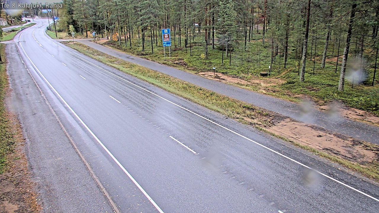 Weather Camera Image Road 8 Kalajoki, Rahja, Kalajoki, Pohjois-Pohjanmaa