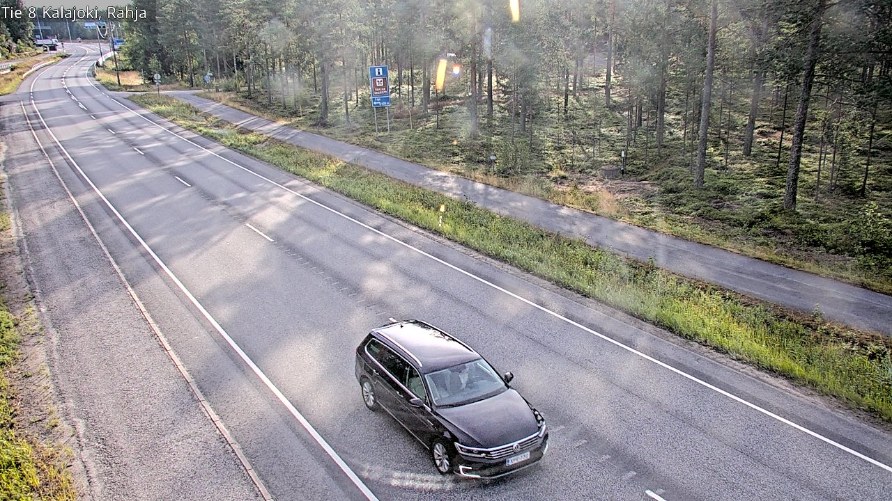Weather Camera Image Road 8 Kalajoki, Rahja, Kalajoki, Pohjois-Pohjanmaa