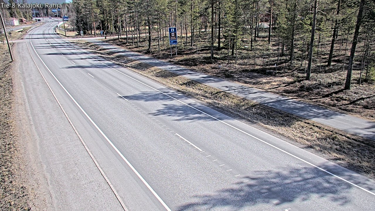Weather Camera Image Road 8 Kalajoki, Rahja, Kalajoki, Pohjois-Pohjanmaa