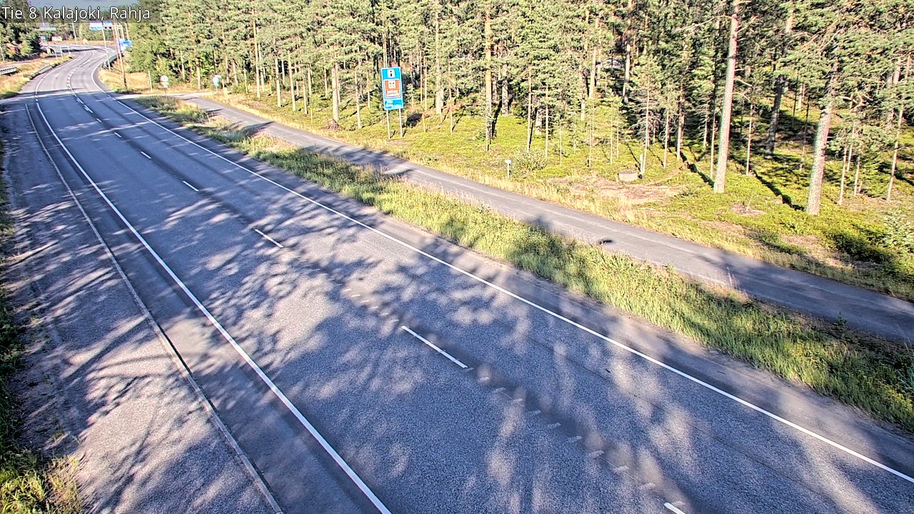 Kelikamerat Kuva Tie 8 Kalajoki, Rahja, Kalajoki, Pohjois-Pohjanmaa