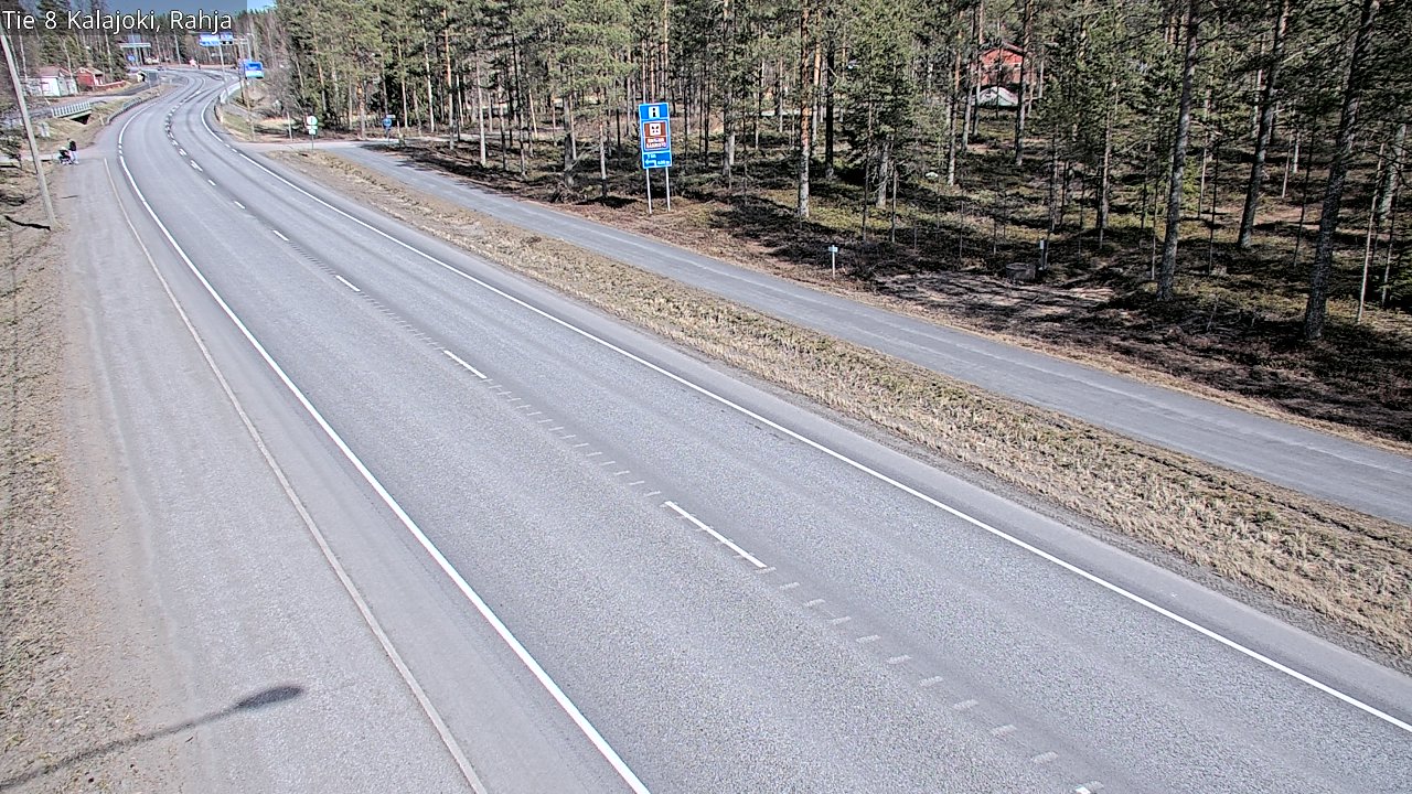 Kelikamerat Kuva Tie 8 Kalajoki, Rahja, Kalajoki, Pohjois-Pohjanmaa
