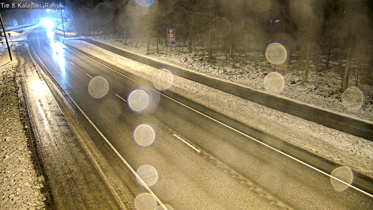 Weather Camera Image Väg 8 Kalajoki, Rahja, Kalajoki, Pohjois-Pohjanmaa
