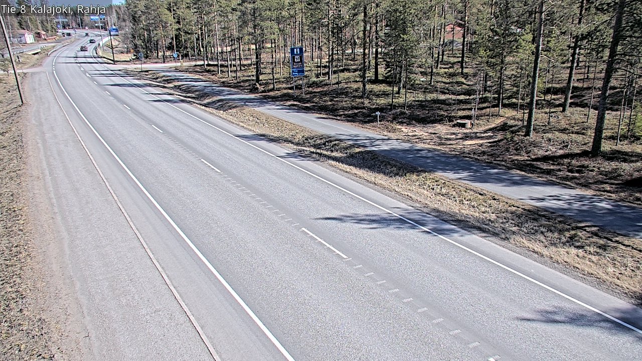 Kelikamerat Kuva Tie 8 Kalajoki, Rahja, Kalajoki, Pohjois-Pohjanmaa