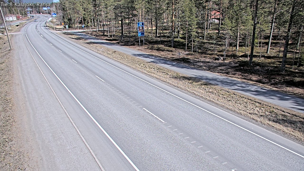 Kelikamerat Kuva Tie 8 Kalajoki, Rahja, Kalajoki, Pohjois-Pohjanmaa