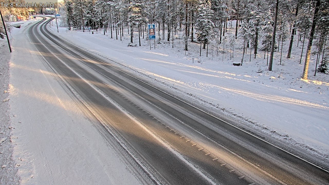 Weather Camera Image Road 8 Kalajoki, Rahja, Kalajoki, Pohjois-Pohjanmaa
