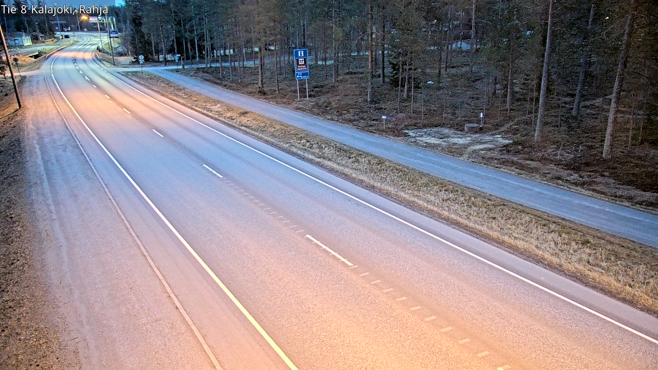 Weather Camera Image Väg 8 Kalajoki, Rahja, Kalajoki, Pohjois-Pohjanmaa