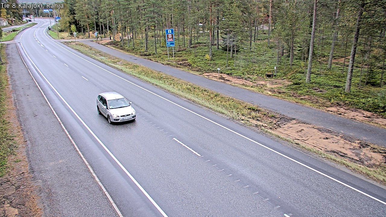Kelikamerat Kuva Tie 8 Kalajoki, Rahja, Kalajoki, Pohjois-Pohjanmaa