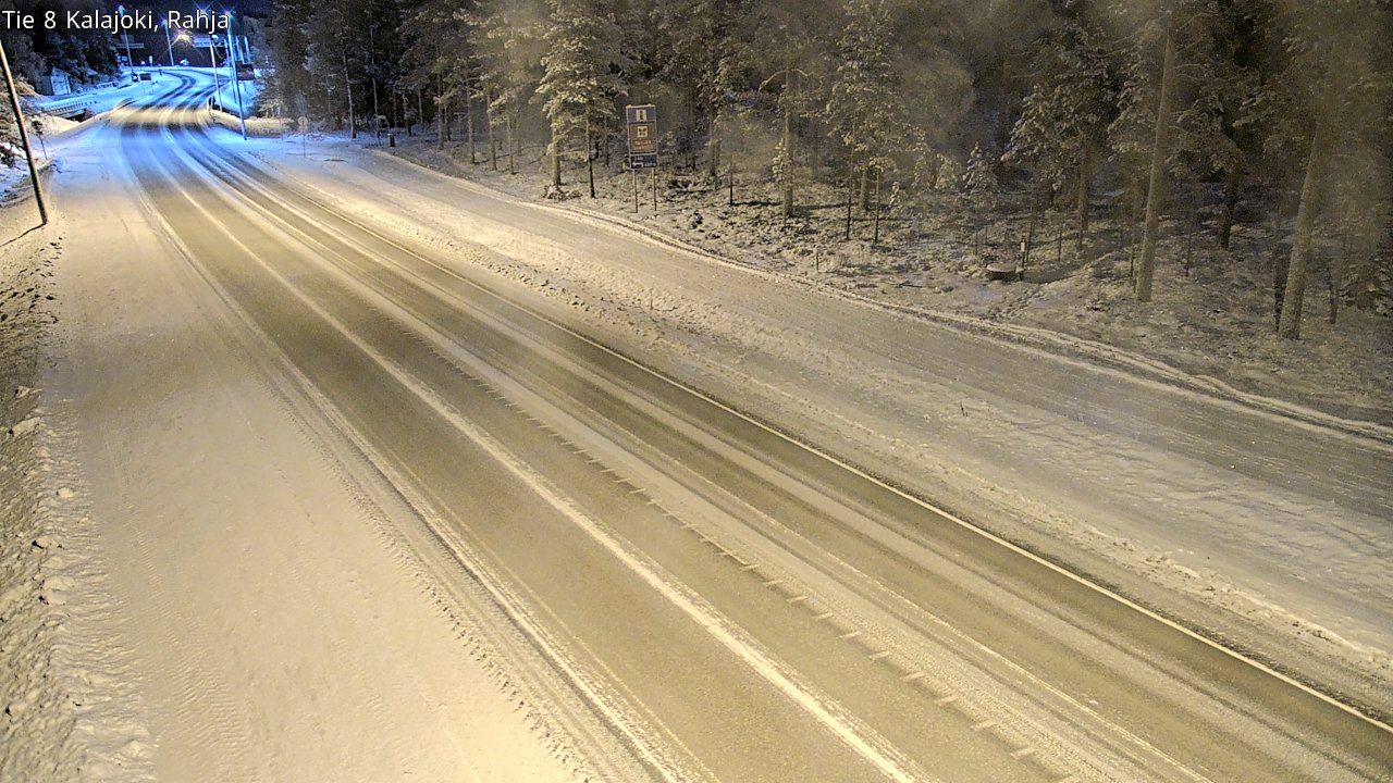 Weather Camera Image Road 8 Kalajoki, Rahja, Kalajoki, Pohjois-Pohjanmaa