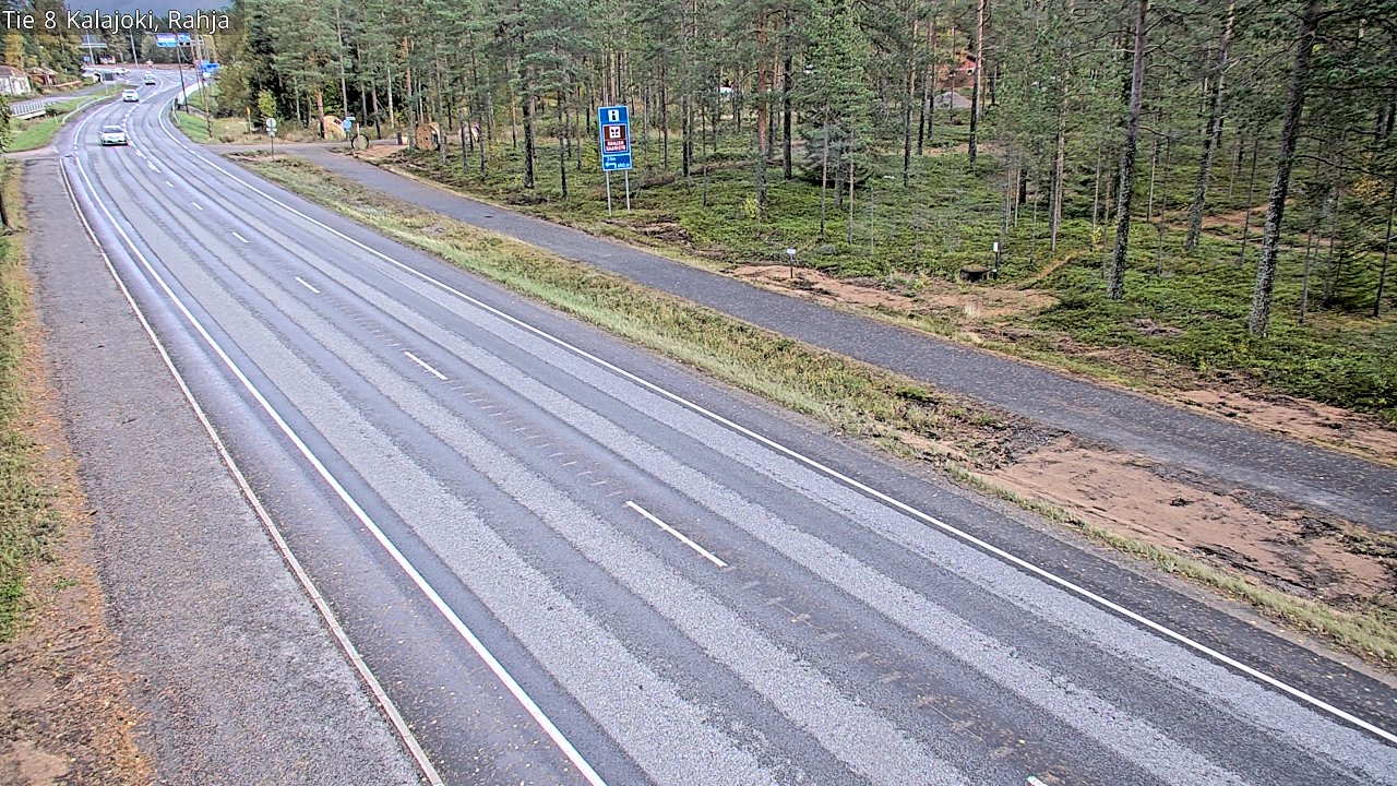 Weather Camera Image Road 8 Kalajoki, Rahja, Kalajoki, Pohjois-Pohjanmaa