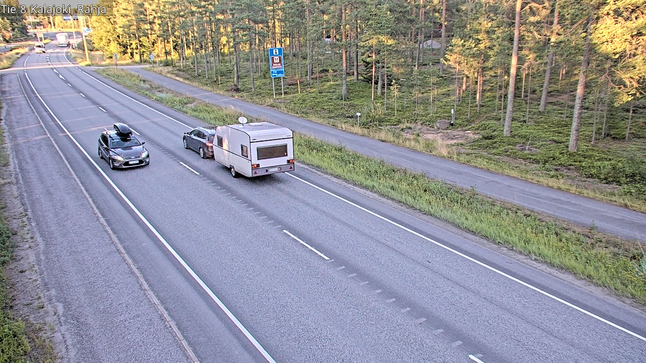 Kelikamerat Kuva Tie 8 Kalajoki, Rahja, Kalajoki, Pohjois-Pohjanmaa