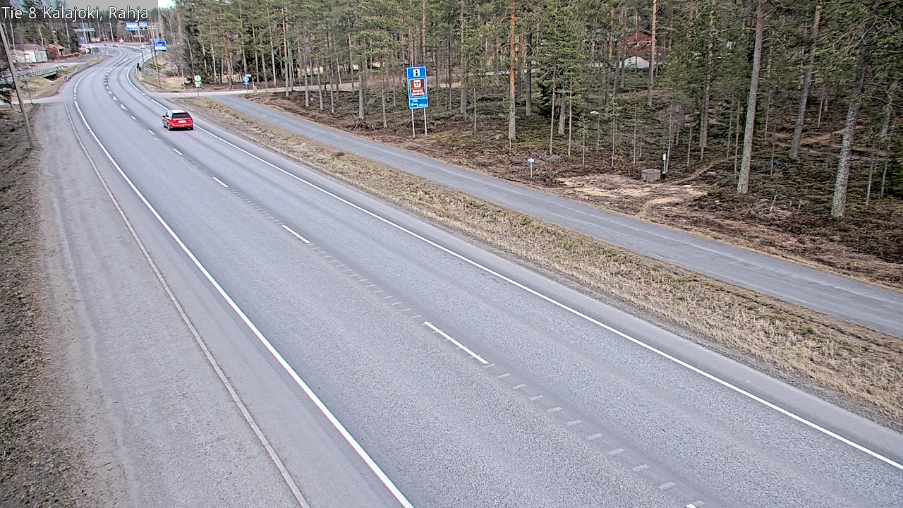 Kelikamerat Kuva Tie 8 Kalajoki, Rahja, Kalajoki, Pohjois-Pohjanmaa