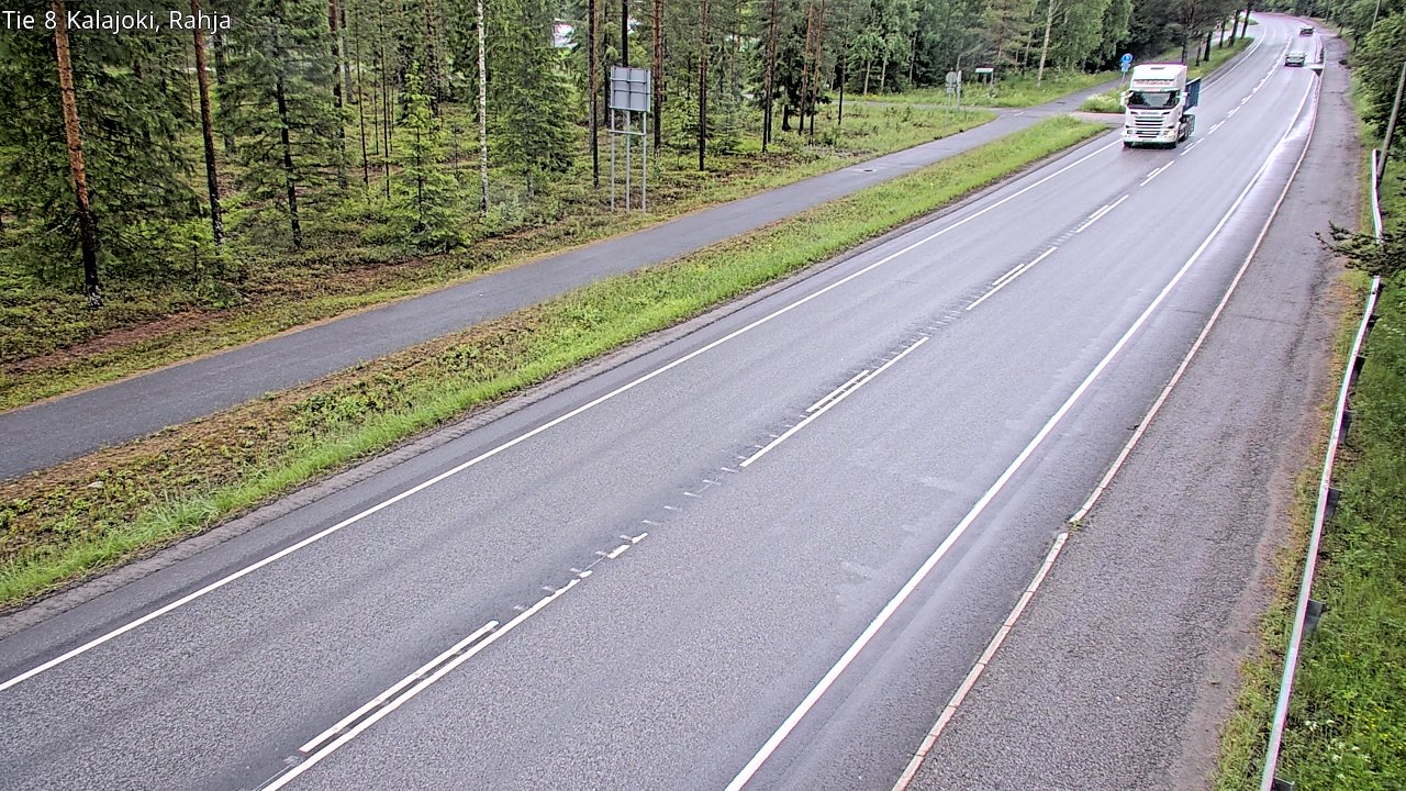 Weather Camera Image Road 8 Kalajoki, Rahja, Kalajoki, Pohjois-Pohjanmaa