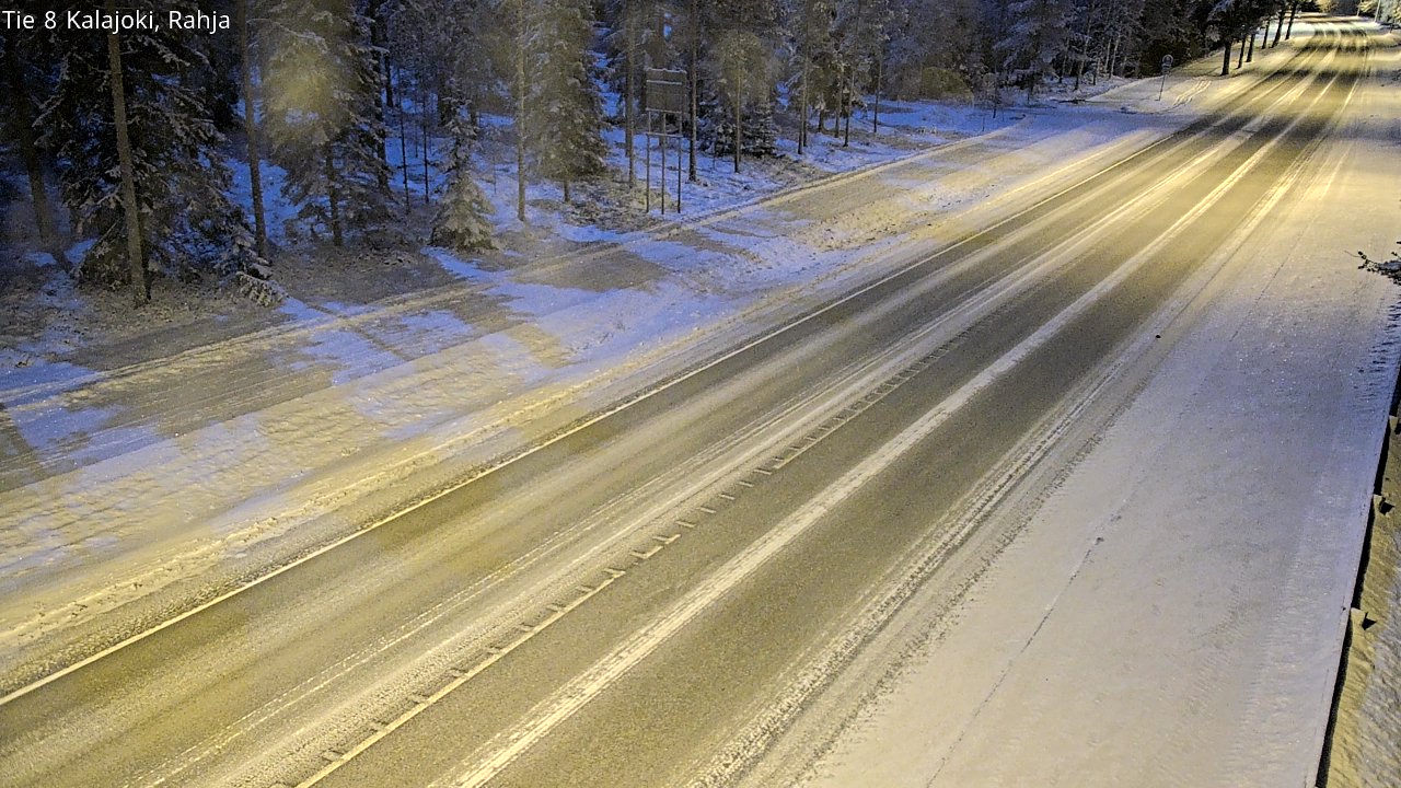 Weather Camera Image Road 8 Kalajoki, Rahja, Kalajoki, Pohjois-Pohjanmaa