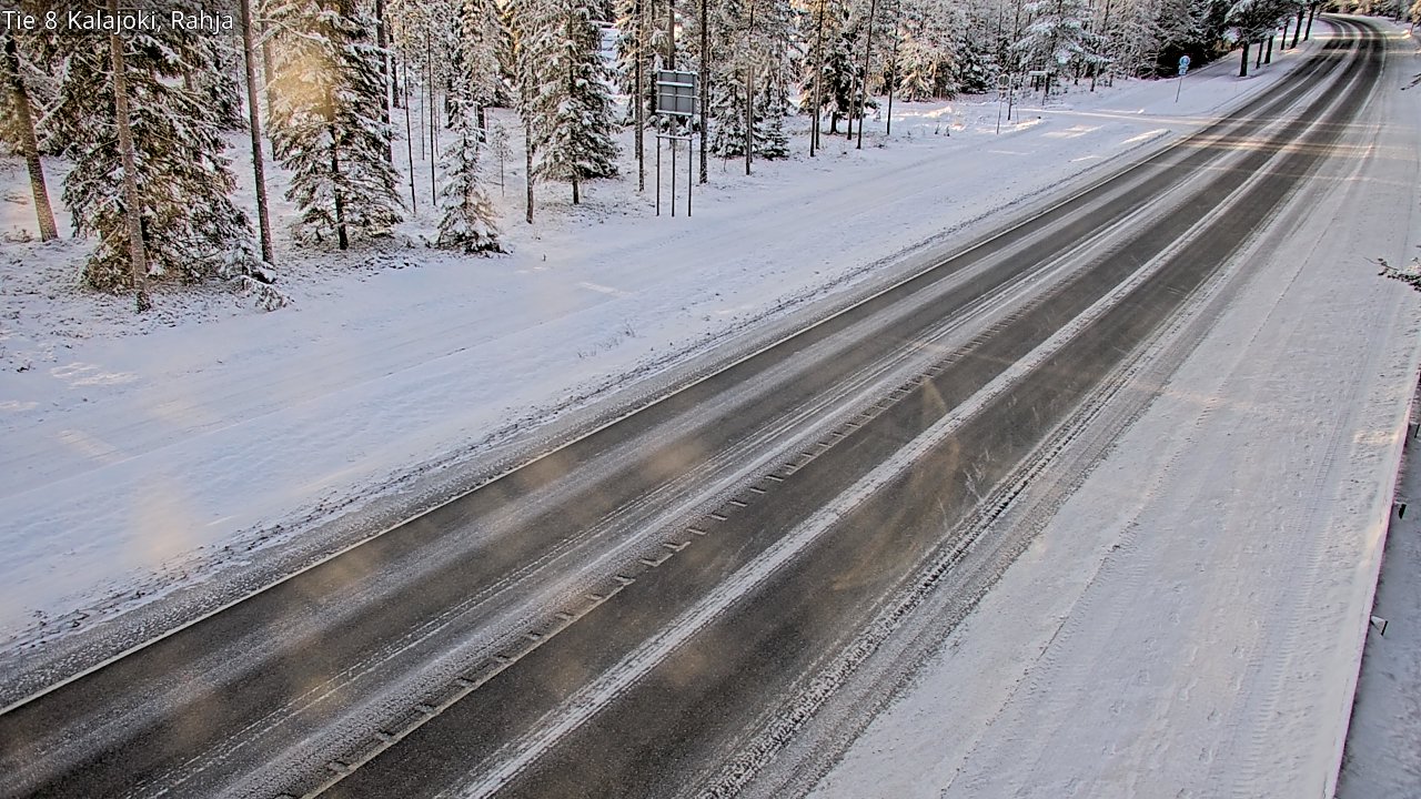 Weather Camera Image Road 8 Kalajoki, Rahja, Kalajoki, Pohjois-Pohjanmaa
