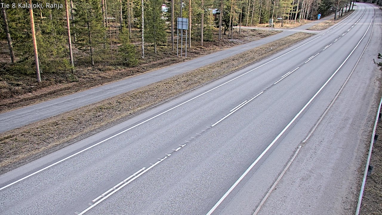 Kelikamerat Kuva Tie 8 Kalajoki, Rahja, Kalajoki, Pohjois-Pohjanmaa