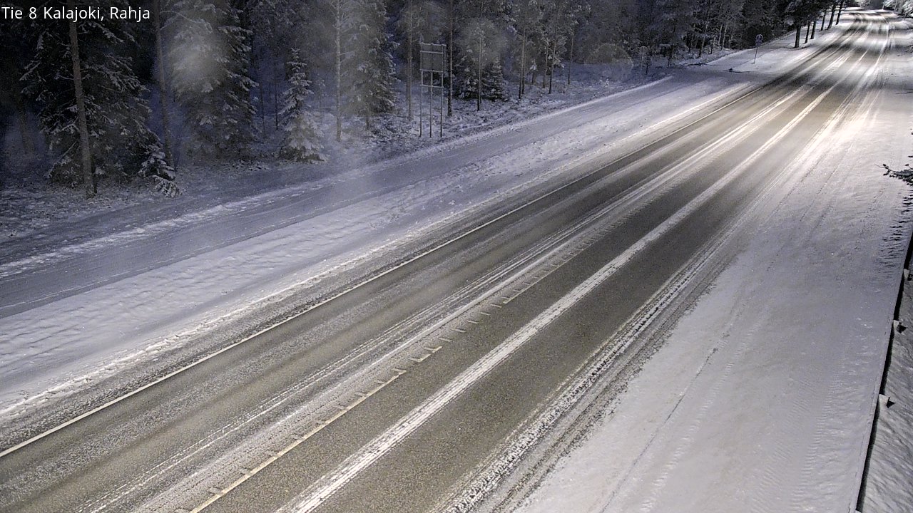 Weather Camera Image Väg 8 Kalajoki, Rahja, Kalajoki, Pohjois-Pohjanmaa