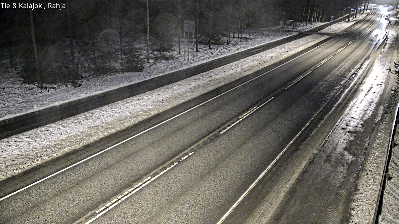 Weather Camera Image Väg 8 Kalajoki, Rahja, Kalajoki, Pohjois-Pohjanmaa