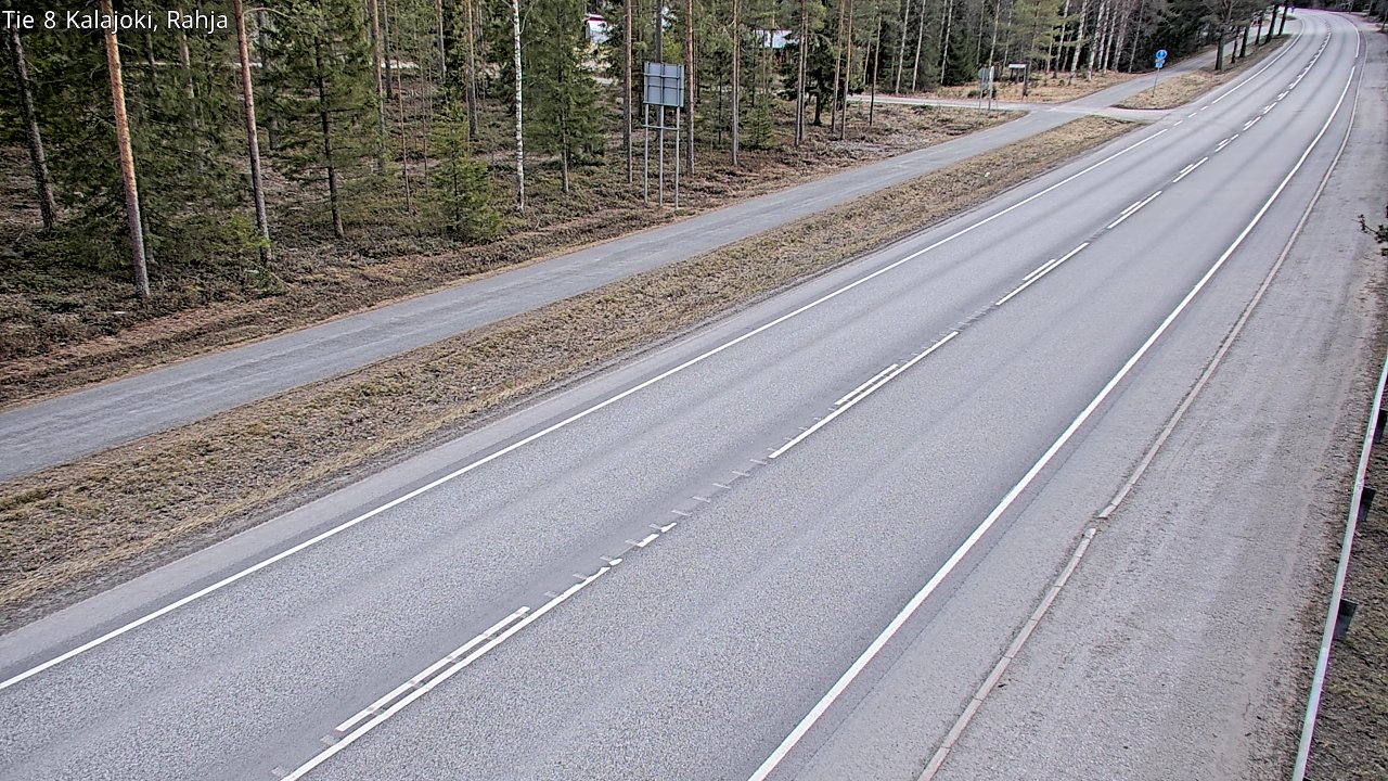 Kelikamerat Kuva Tie 8 Kalajoki, Rahja, Kalajoki, Pohjois-Pohjanmaa