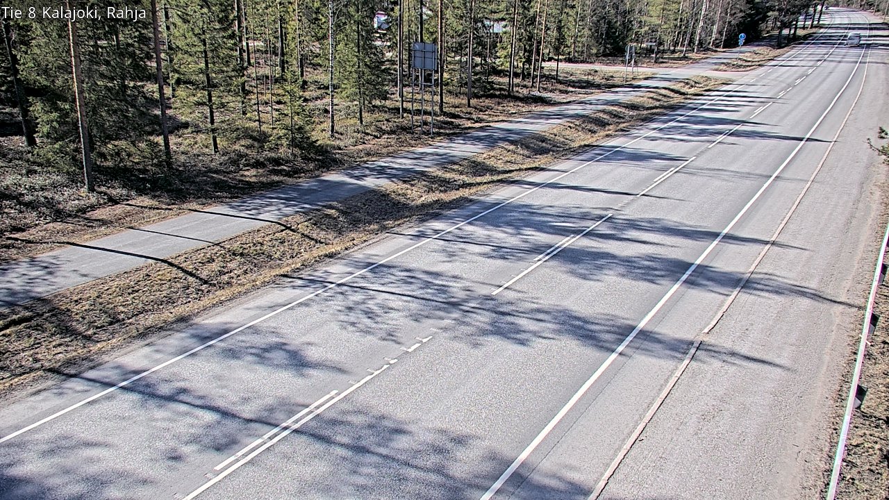 Kelikamerat Kuva Tie 8 Kalajoki, Rahja, Kalajoki, Pohjois-Pohjanmaa