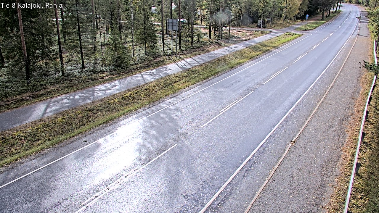 Weather Camera Image Väg 8 Kalajoki, Rahja, Kalajoki, Pohjois-Pohjanmaa