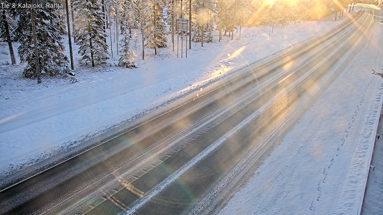 Weather Camera Image Väg 8 Kalajoki, Rahja, Kalajoki, Pohjois-Pohjanmaa