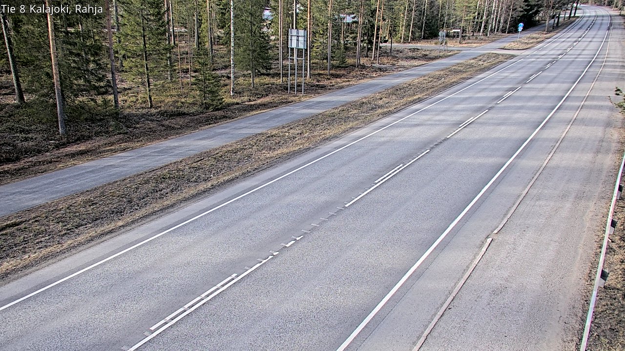 Kelikamerat Kuva Tie 8 Kalajoki, Rahja, Kalajoki, Pohjois-Pohjanmaa