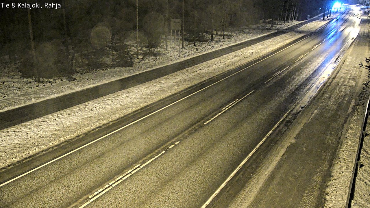 Weather Camera Image Väg 8 Kalajoki, Rahja, Kalajoki, Pohjois-Pohjanmaa