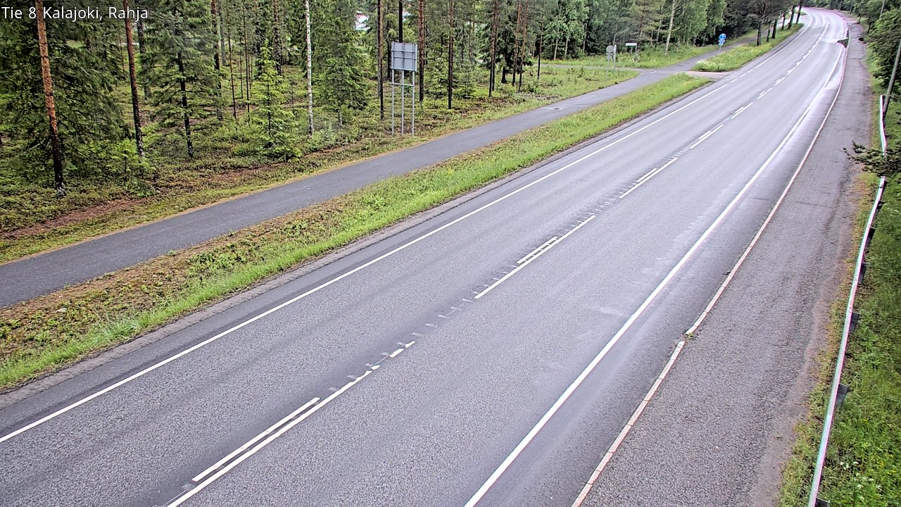 Weather Camera Image Road 8 Kalajoki, Rahja, Kalajoki, Pohjois-Pohjanmaa