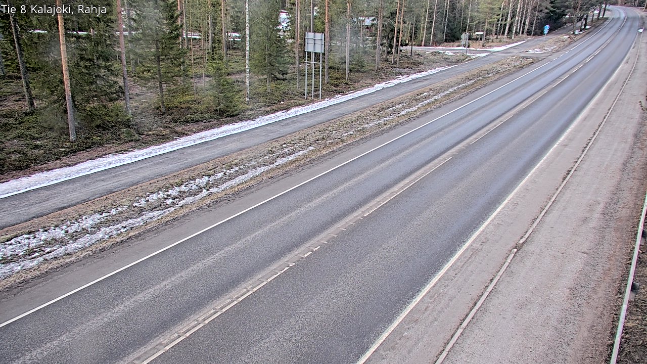 Kelikamerat Kuva Tie 8 Kalajoki, Rahja, Kalajoki, Pohjois-Pohjanmaa